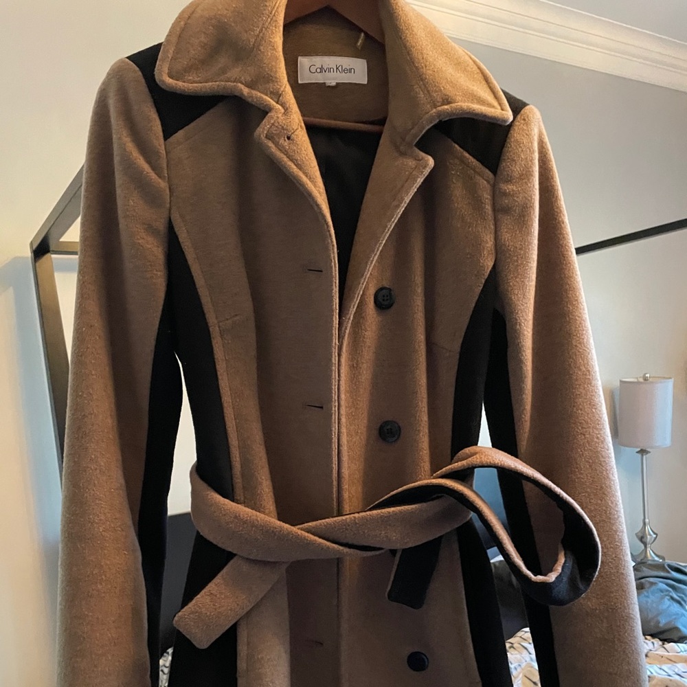 Calvin Klein soft wool coat
